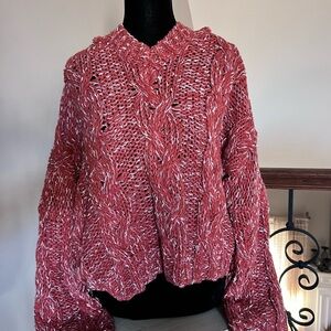 Hooded Chunky Knit Sweater